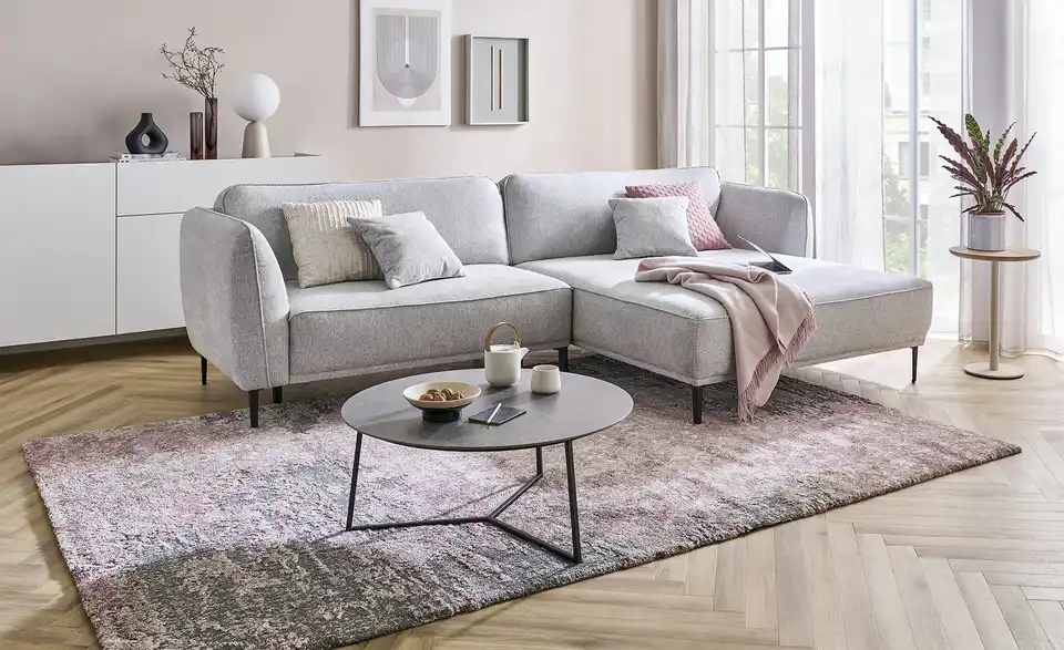 uno Ecksofa Conero, in Wohnsituation