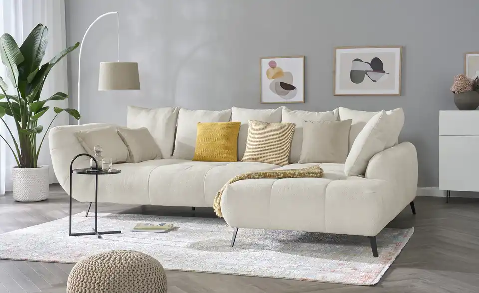 bobb Ecksofa Bellani III, in Wohnsituation
