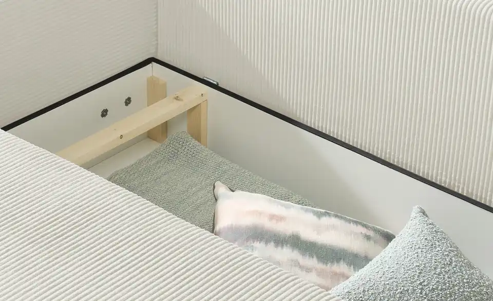 Ecksofa Nelly mit Schlaffunktion, Detailansicht