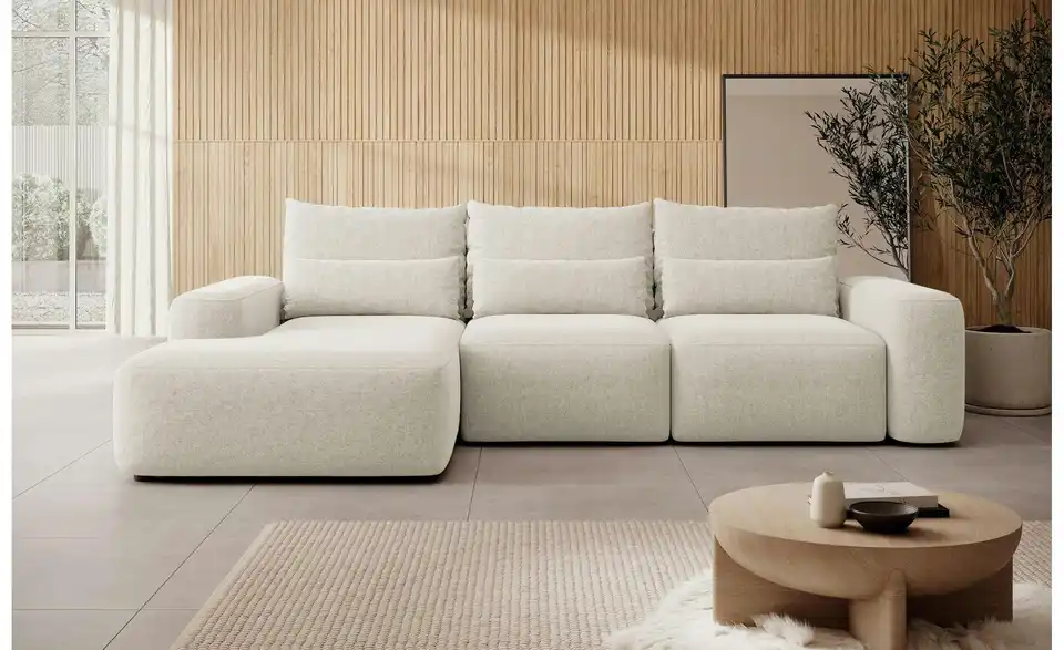 Selsey Ecksofa Carnos mit Schlaffunktion, in Wohnsituation