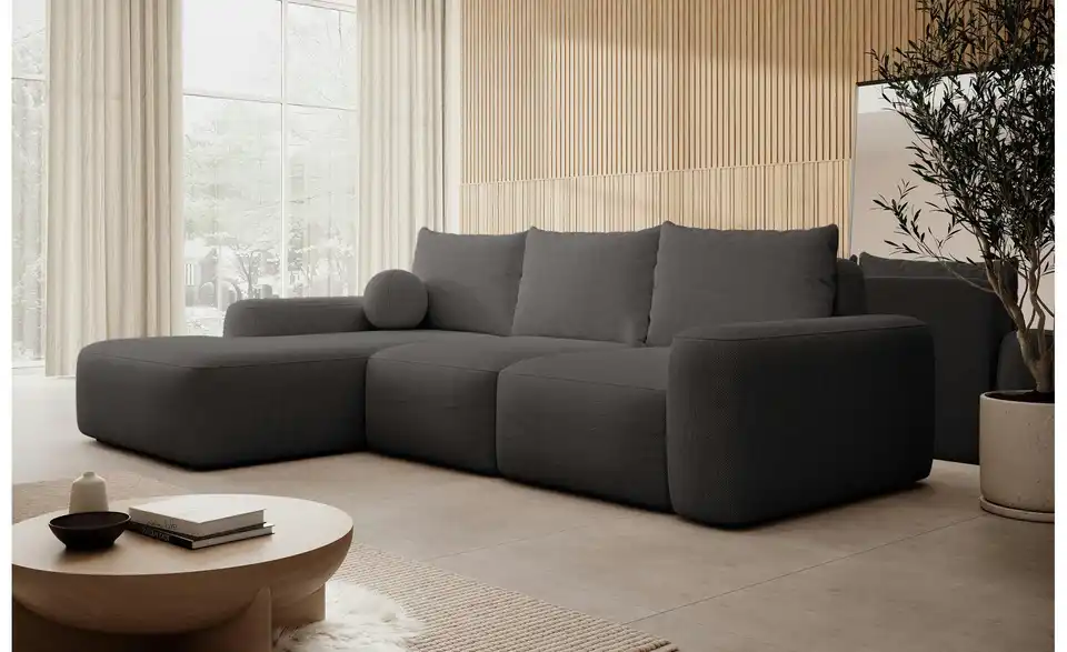 Selsey Ecksofa Carnos mit Schlaffunktion, in Wohnsituation
