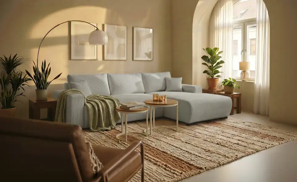smart Ecksofa Nelly, in Wohnsituation