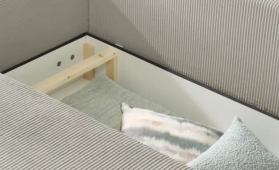 Ecksofa Nelly mit Schlaffunktion, Detailansicht