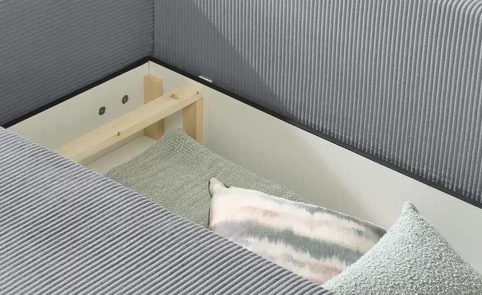 Ecksofa Nelly mit Schlaffunktion, Detailansicht