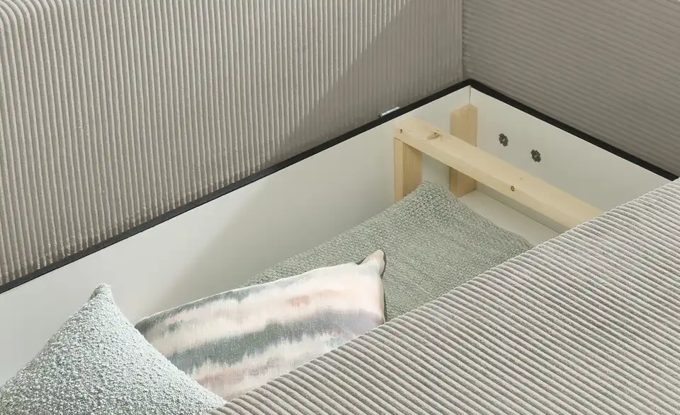 Ecksofa Nelly mit Schlaffunktion, Detailansicht