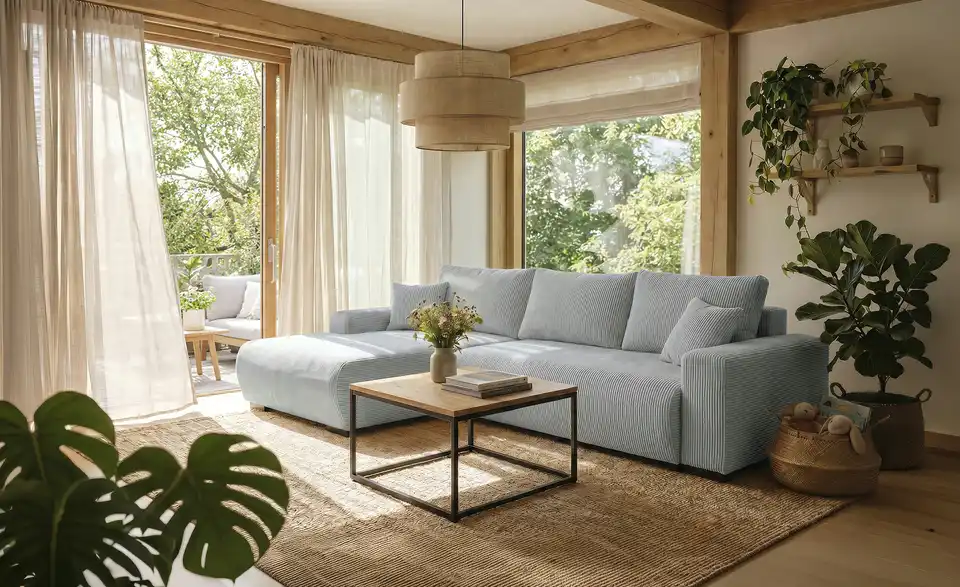 smart Ecksofa Nelly, in Wohnsituation
