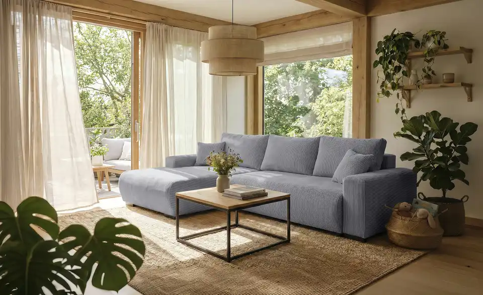 smart Ecksofa Nelly, in Wohnsituation