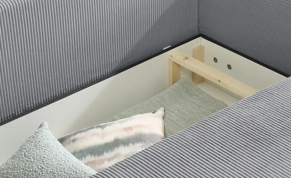 Ecksofa Nelly mit Schlaffunktion, Detailansicht