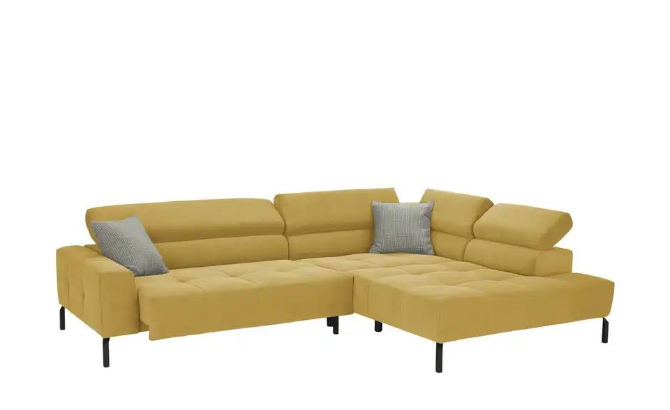 Max Schelling Ecksofa MS Verve verstellbare Kopfteile, Funktionsansicht