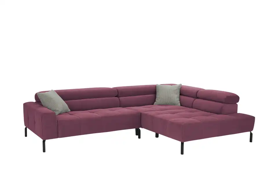 Max Schelling Ecksofa MS Verve verstellbare Kopfteile, Perspektive