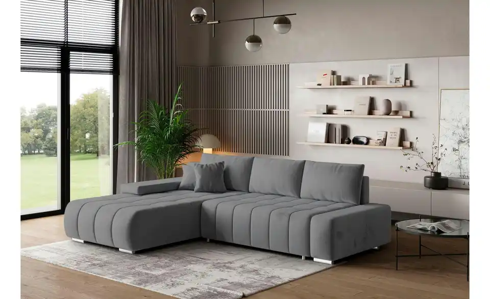MASSENO Ecksofa Alese mit Schlaffunktion, in Wohnsituation