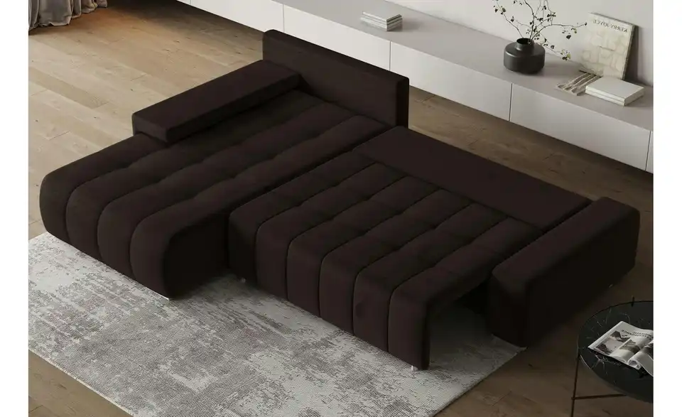 MASSENO Ecksofa Alese mit Schlaffunktion, in Wohnsituation