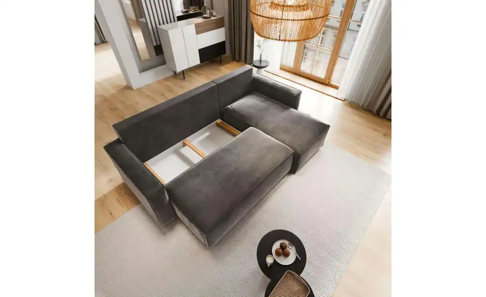 MASSENO Ecksofa Siles mit Schlaffunktion, Funktionsansicht