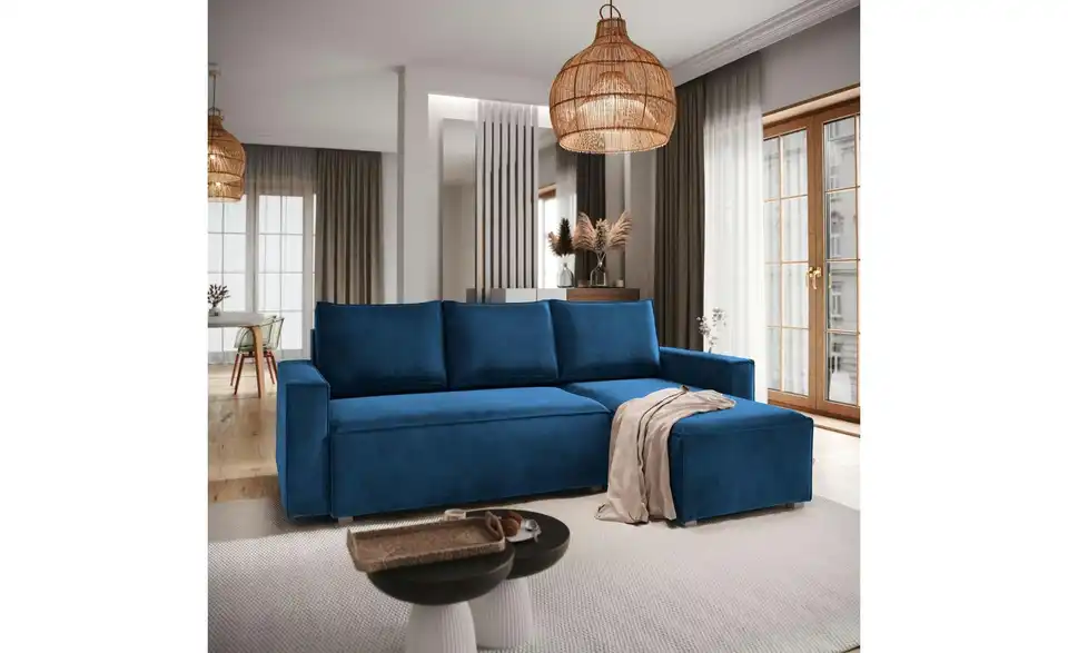 MASSENO Ecksofa Siles mit Schlaffunktion, in Wohnsituation