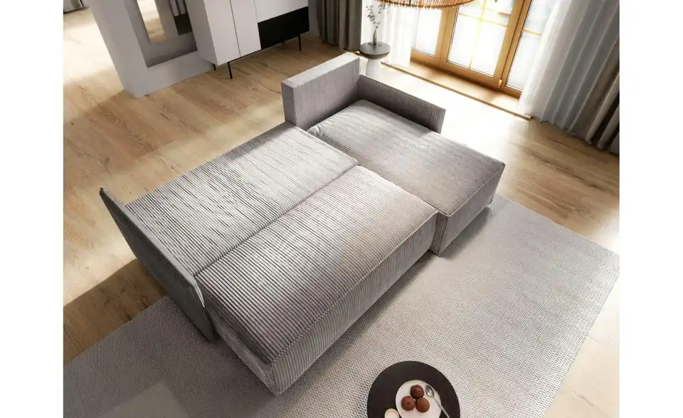 MASSENO Ecksofa Perusi mit Schlaffunktion, in Wohnsituation