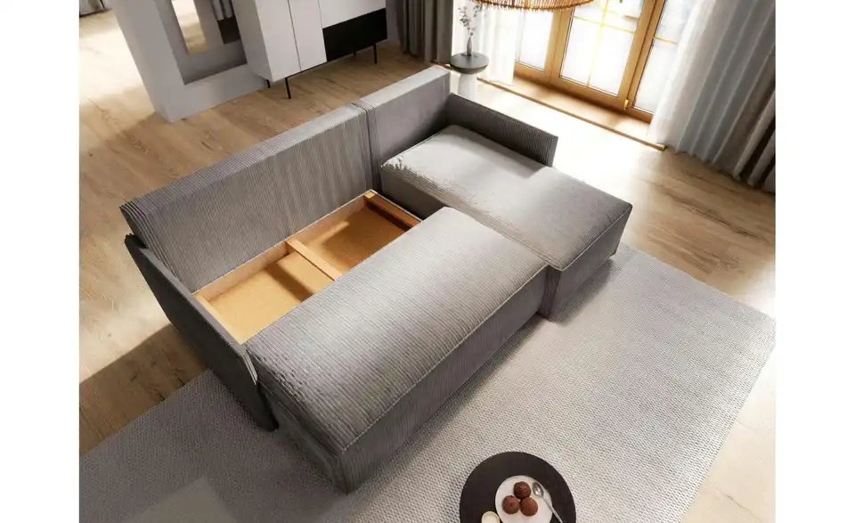 MASSENO Ecksofa Perusi mit Schlaffunktion, Funktionsansicht