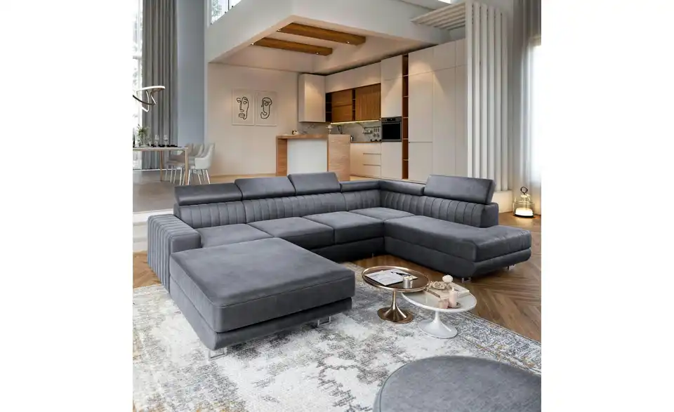 MASSENO Wohnlandschaft Siena mit Schlaffunktion, in Wohnsituation