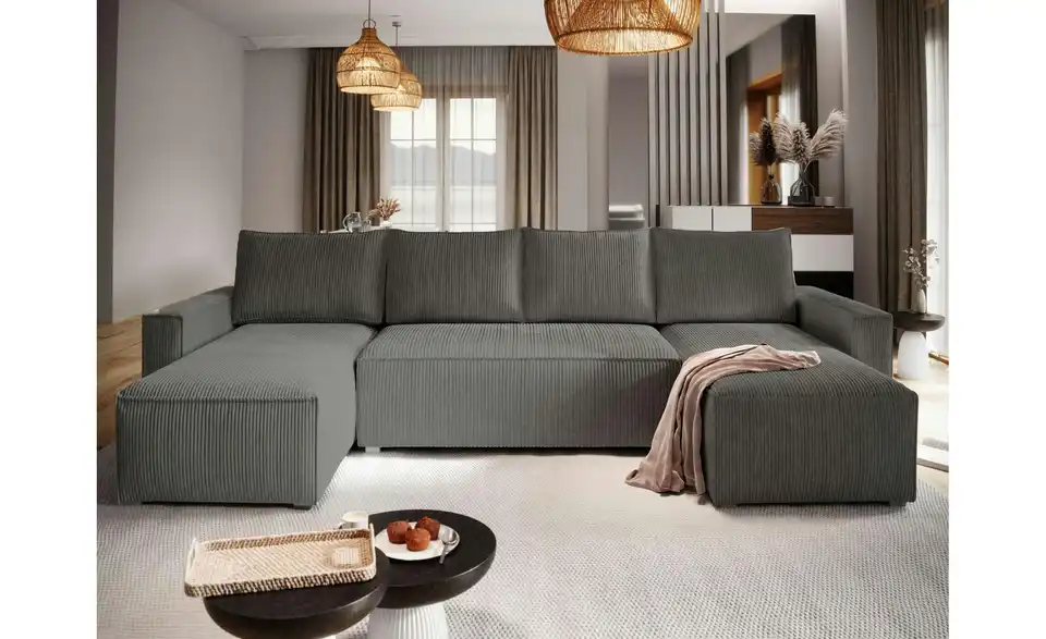 MASSENO Wohnlandschaft Aspra mit Schlaffunktion, in Wohnsituation