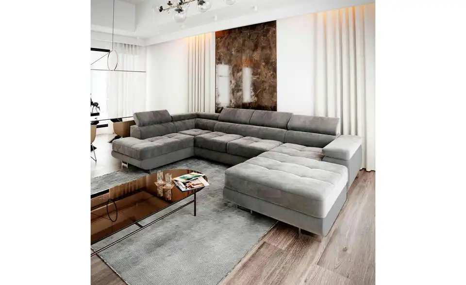 MASSENO Wohnlandschaft Casone mit Schlaffunktion, in Wohnsituation