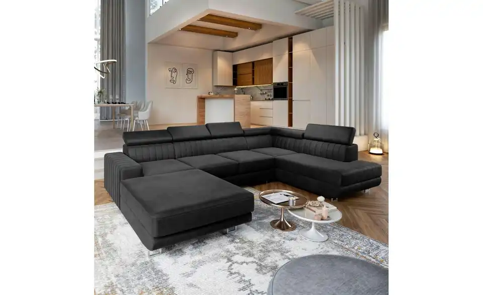 MASSENO Wohnlandschaft Siena mit Schlaffunktion, in Wohnsituation