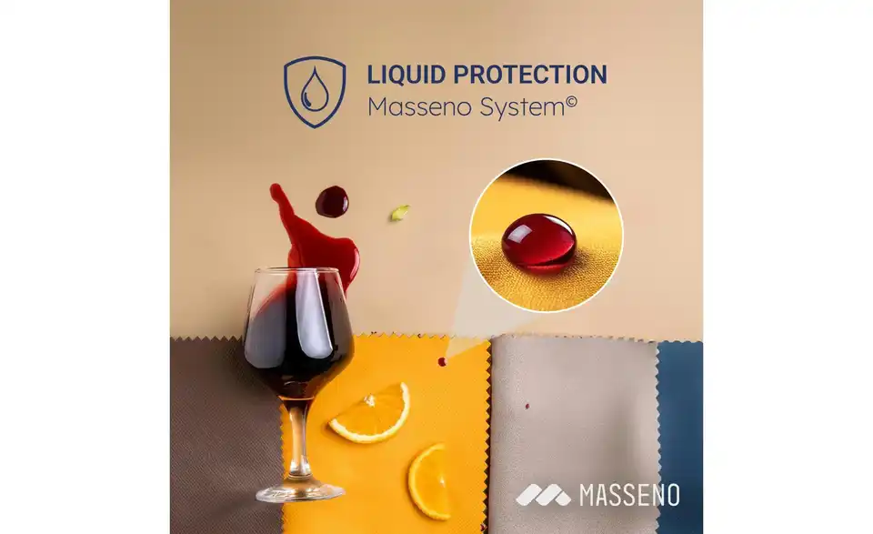 MASSENO Wohnlandschaft Siena mit Schlaffunktion, Detailansicht