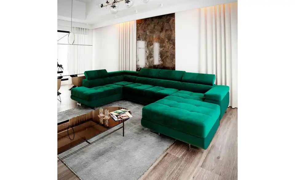 MASSENO Wohnlandschaft Casone mit Schlaffunktion, in Wohnsituation