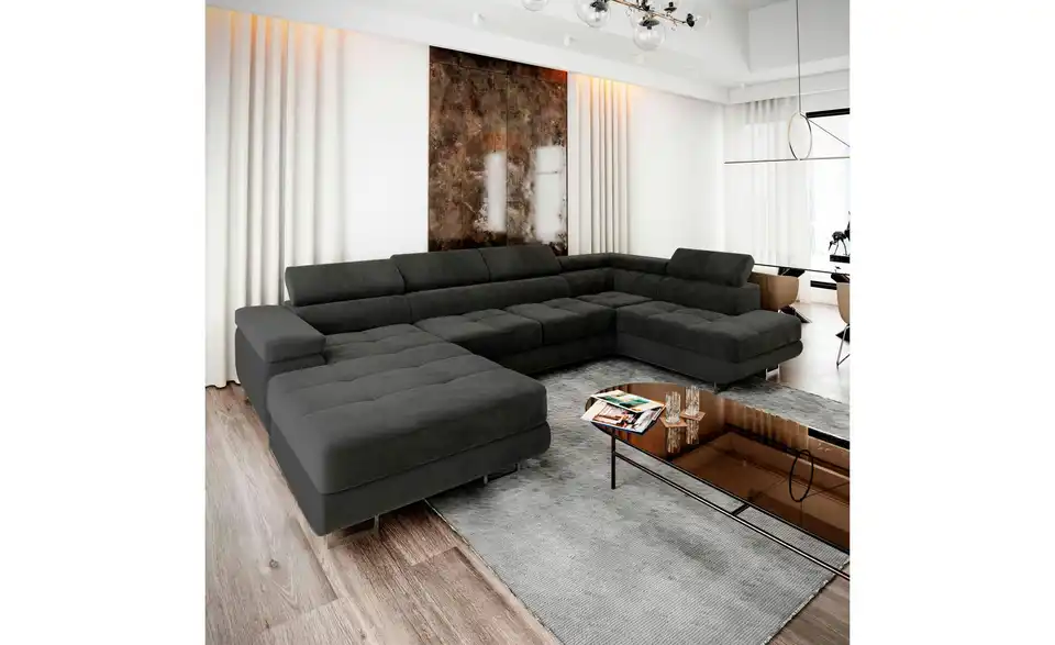 MASSENO Wohnlandschaft Casone mit Schlaffunktion, in Wohnsituation