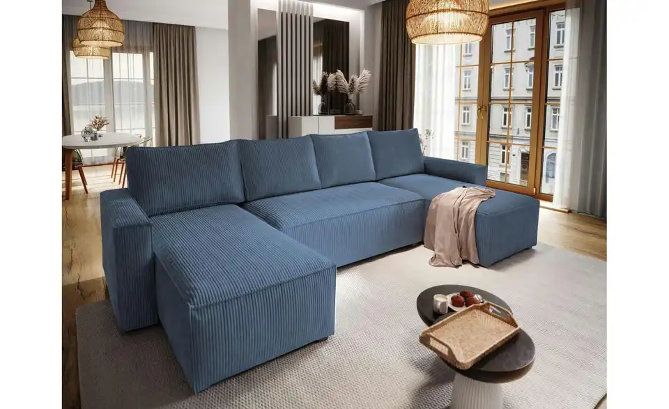 MASSENO Wohnlandschaft Aspra mit Schlaffunktion, in Wohnsituation