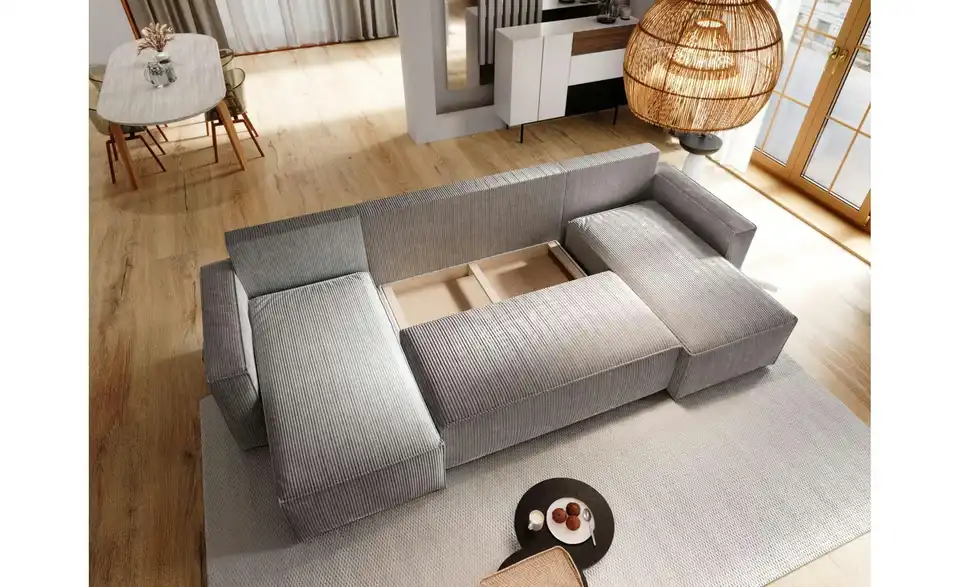 MASSENO Wohnlandschaft Aspra mit Schlaffunktion, Funktionsansicht