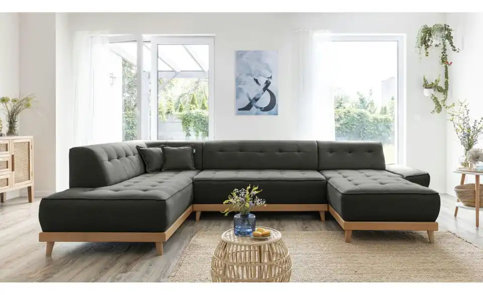 Miuform Wohnlandschaft Dazzling Daisy mit Schlaffunktion, in Wohnsituation