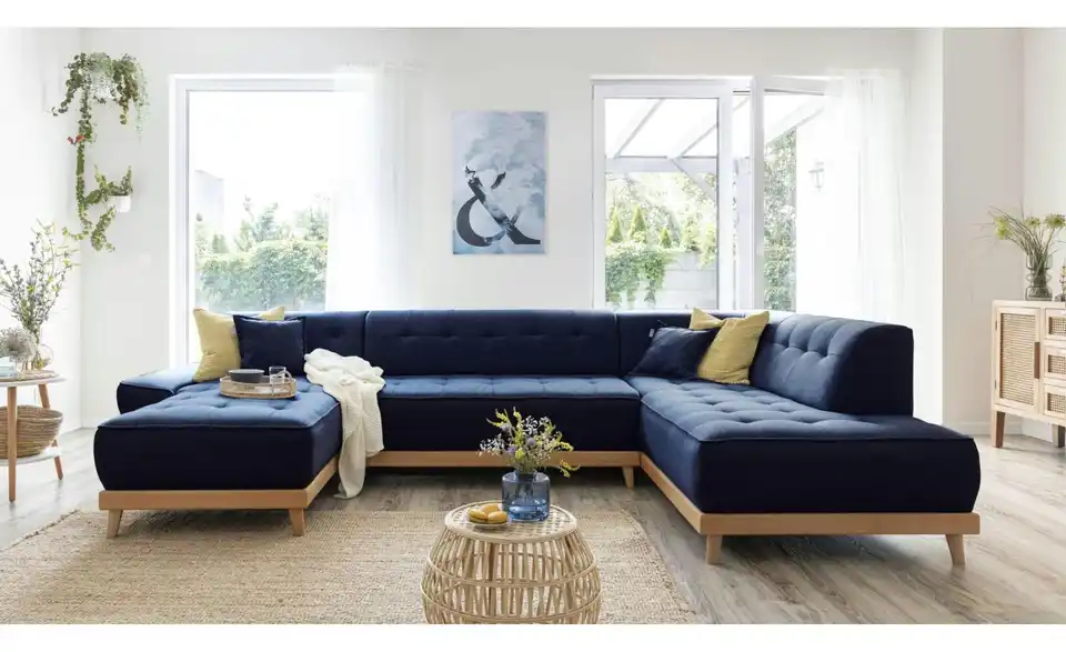 Miuform Wohnlandschaft Dazzling Daisy mit Schlaffunktion, in Wohnsituation