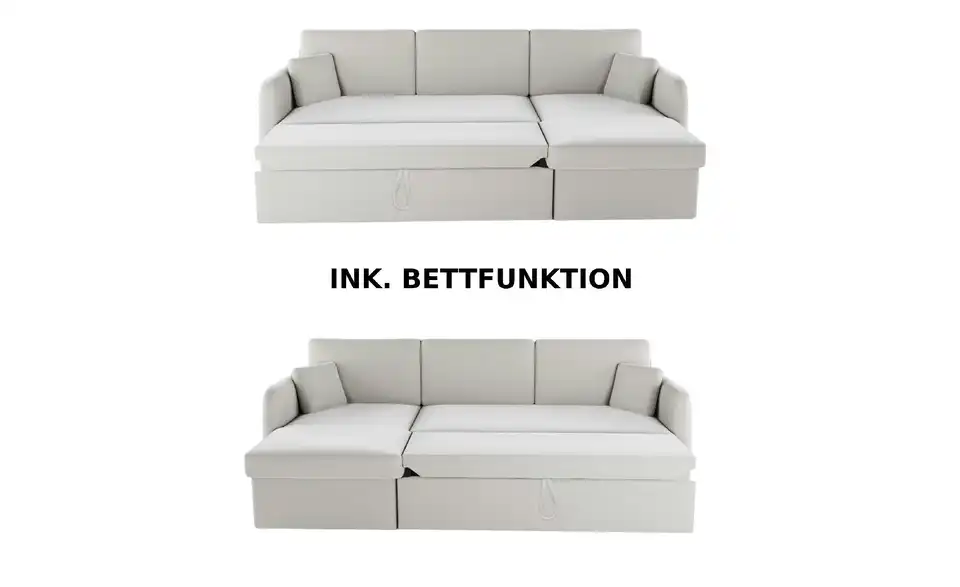 Ecksofa Nuuk mit Schlaffunktion, Funktionsansicht