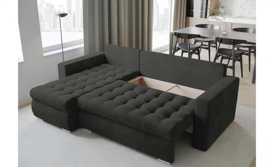 Ecksofa mit Schlaffunktion Luis, Funktionsansicht