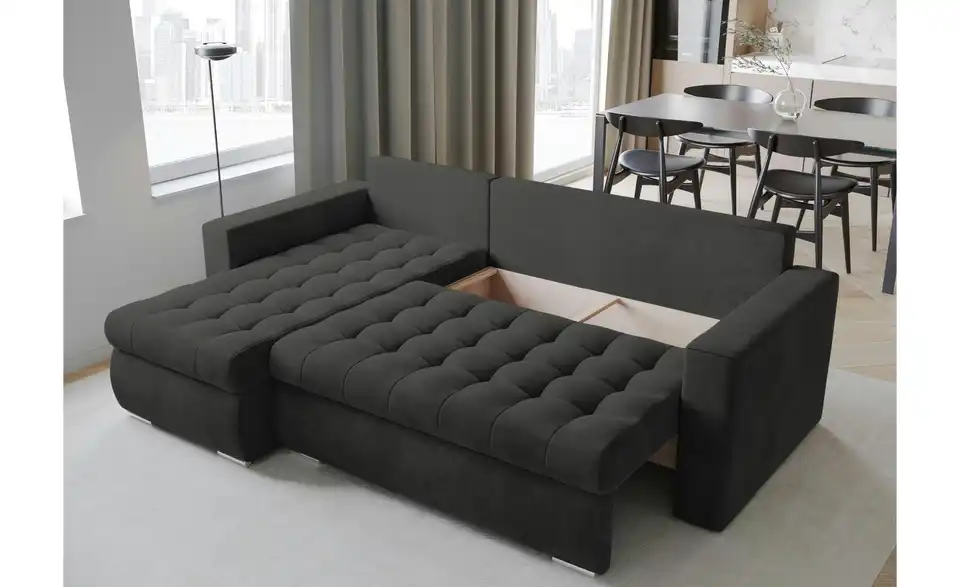 Ecksofa mit Schlaffunktion Luis, Funktionsansicht