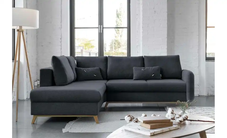 Miuform Ecksofa Scandic Lagom mit Schlaffuntkion, in Wohnsituation