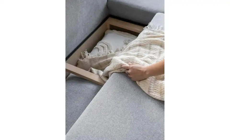 Miuform Ecksofa Scandic Lagom mit Schlaffuntkion, Detailansicht