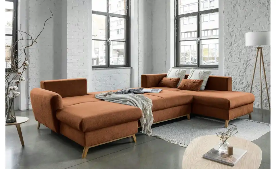 Miuform Wohnlandschaft Scandic Lagom mit Schlaffunktion, Funktionsansicht