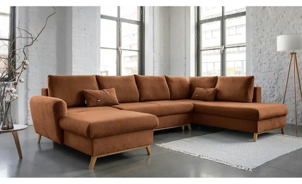 Miuform Wohnlandschaft Scandic Lagom mit Schlaffunktion, in Wohnsituation