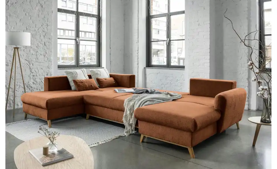 Miuform Wohnlandschaft Scandic Lagom mit Schlaffunktion, Funktionsansicht