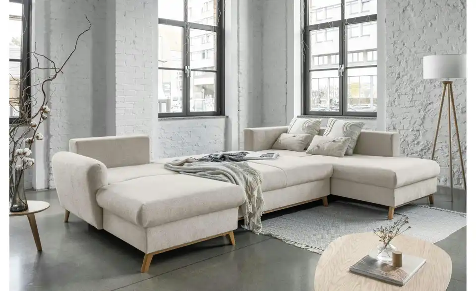 Miuform Wohnlandschaft Scandic Lagom mit Schlaffunktion, Funktionsansicht