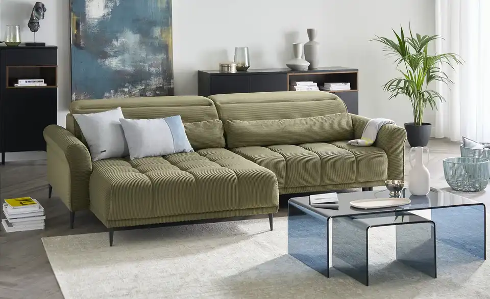 Ecksofa Logan, in Wohnsituation