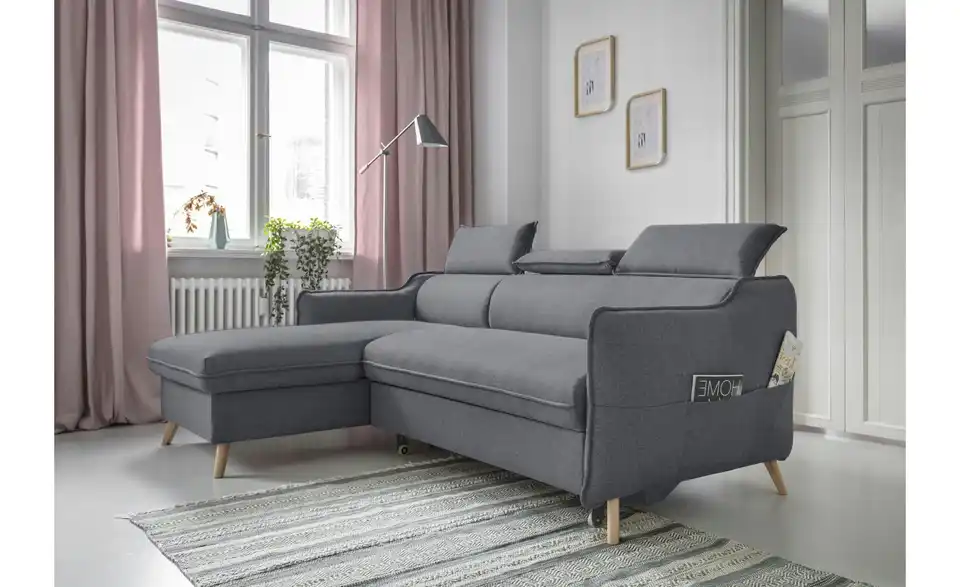 Miuform Ecksofa Sweet Harmony mit Schlaffunktion, in Wohnsituation