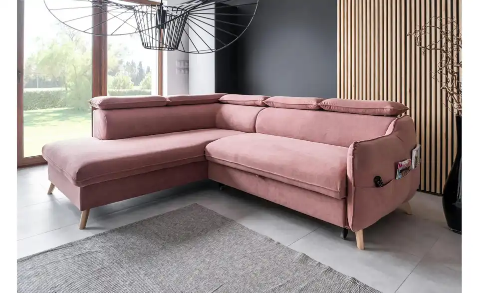 Miuform Ecksofa Sweet Harmony mit Schlaffunktion, in Wohnsituation