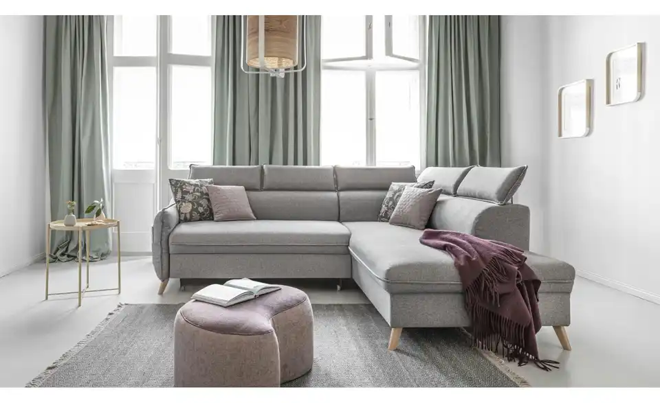 Miuform Ecksofa Sweet Harmony mit Schlaffunktion, in Wohnsituation