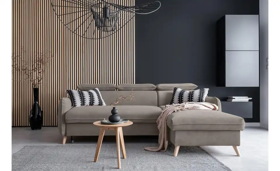 Miuform Ecksofa Sweet Harmony mit Schlaffunktion, in Wohnsituation
