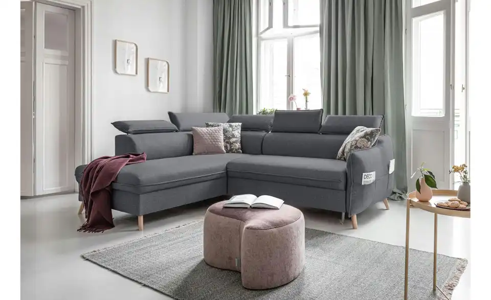Miuform Ecksofa Sweet Harmony mit Schlaffunktion, in Wohnsituation