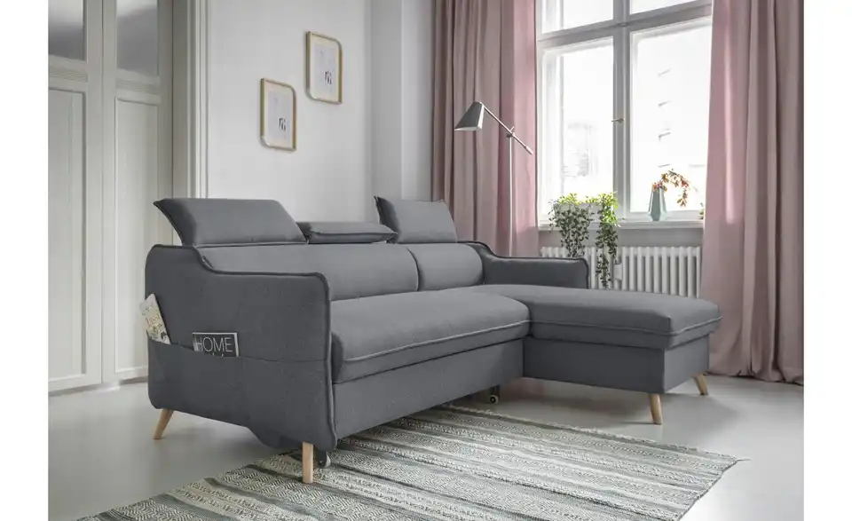 Miuform Ecksofa Sweet Harmony mit Schlaffunktion, in Wohnsituation
