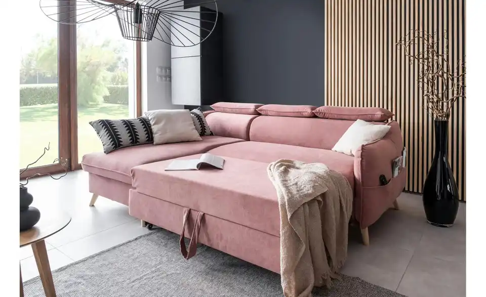 Miuform Ecksofa Sweet Harmony mit Schlaffunktion, in Wohnsituation