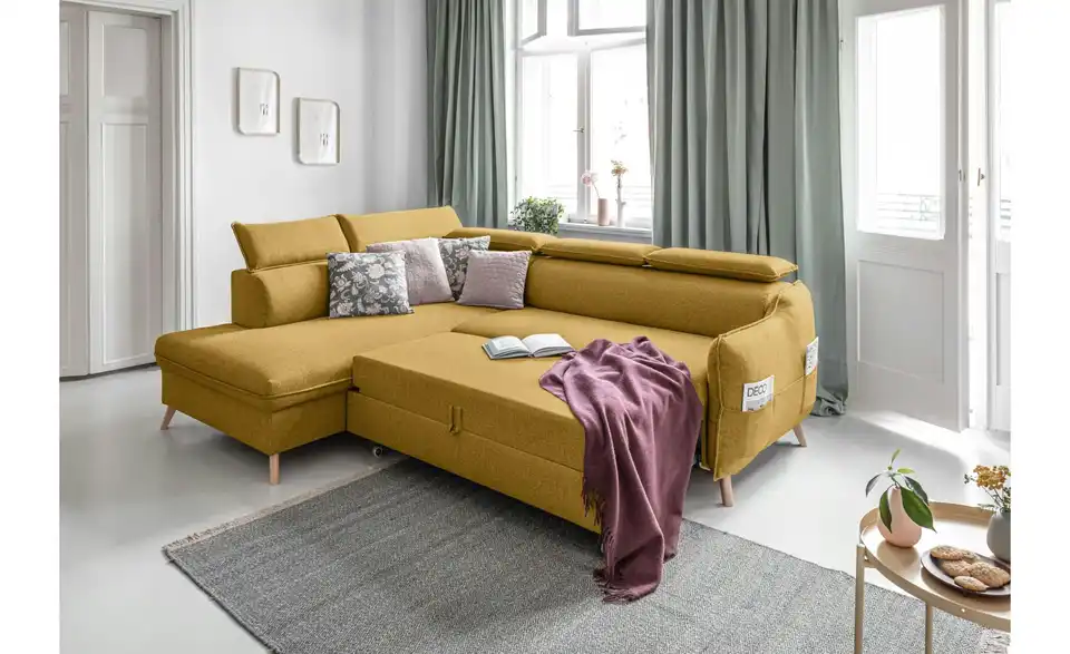 Miuform Ecksofa Sweet Harmony mit Schlaffunktion, Funktionsansicht