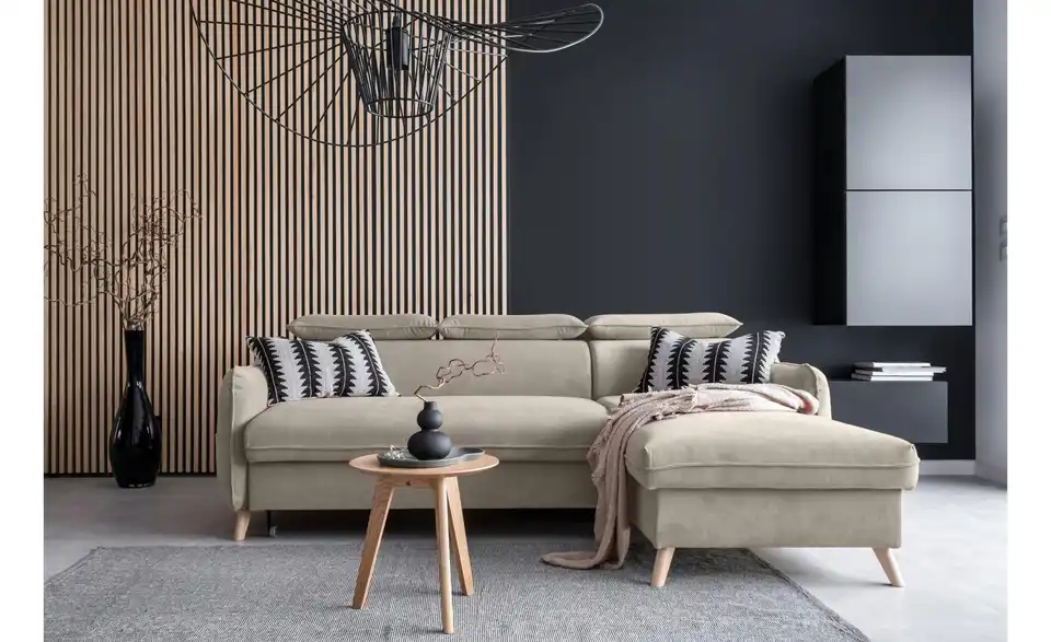 Miuform Ecksofa Sweet Harmony mit Schlaffunktion, in Wohnsituation